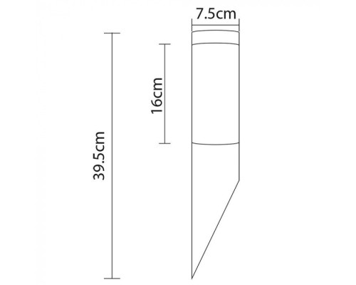 Настенный светильник уличный Salire A3157AL-1SS Arte Lamp