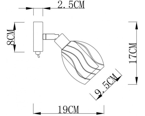 Спот Biham A3184AP-1AB Arte Lamp