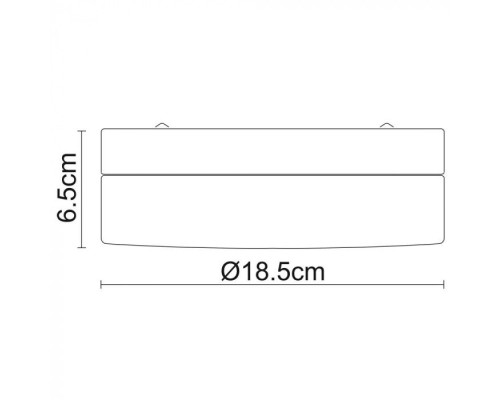 Потолочный светильник Aqua-tablet A3211PL-1WH Arte Lamp