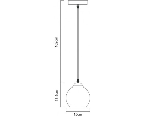 Подвесной светильник Miraggio A3215SP-1BK Arte Lamp