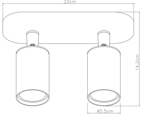 Спот Aquarius A3226PL-2WH Arte Lamp