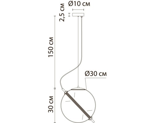 Подвесной светильник Нolly A3230SP-1PB Arte Lamp