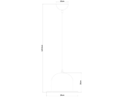 Подвесной светильник Cappello A3234SP-1BK Arte Lamp