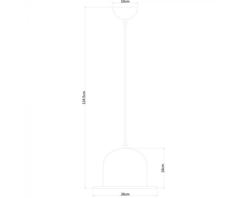 Подвесной светильник Cappello A3234SP-1WH Arte Lamp