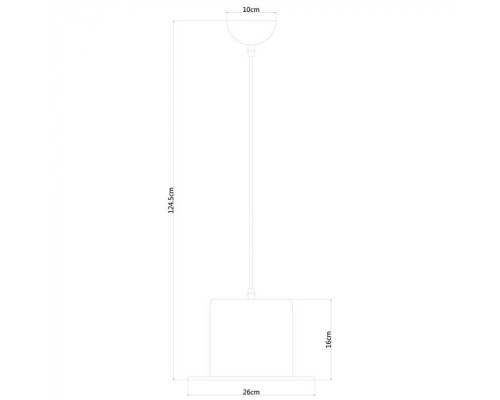 Подвесной светильник Cappello A3236SP-1BK Arte Lamp