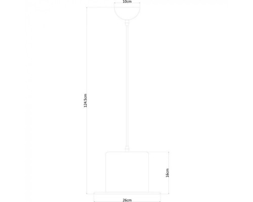 Подвесной светильник Cappello A3236SP-1WH Arte Lamp