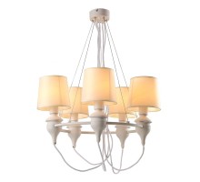 Подвесная люстра Sergio A3326LM-5WH Arte Lamp