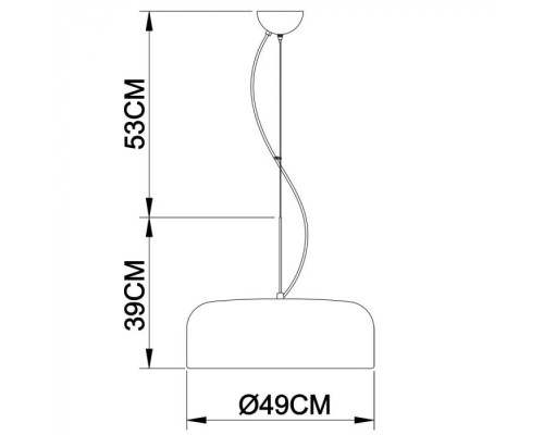 Подвесной светильник Paleolus A3401SP-3RD Arte Lamp