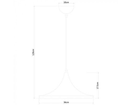 Подвесной светильник Cappello A3406SP-1WH Arte Lamp