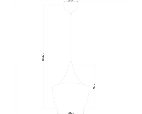 Подвесной светильник Cappello A3407SP-1BK Arte Lamp