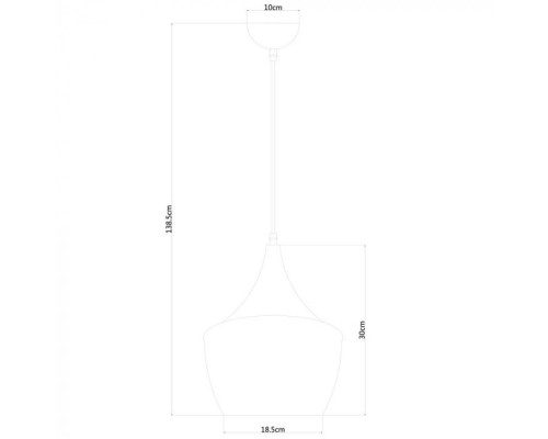 Подвесной светильник Cappello A3407SP-1WH Arte Lamp