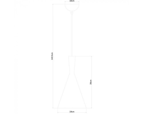 Подвесной светильник Cappello A3408SP-1WH Arte Lamp