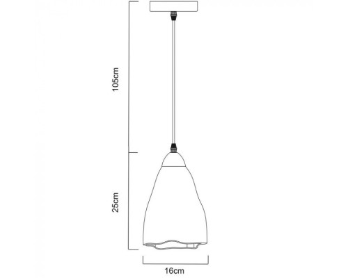 Подвесной светильник Canzone A3469SP-1CC Arte Lamp