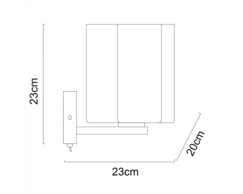 Бра Serenata A3479AP-1CC Arte Lamp