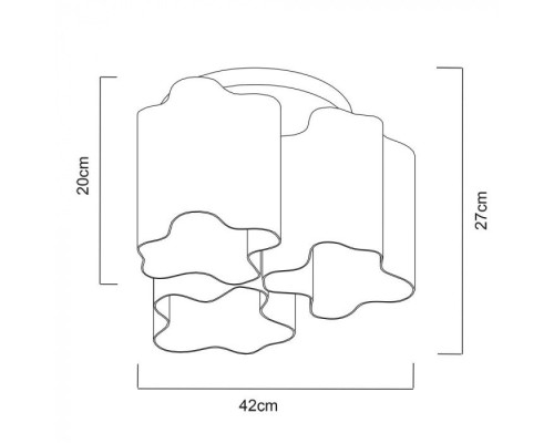 Потолочный светильник Serenata A3479PL-3CC Arte Lamp
