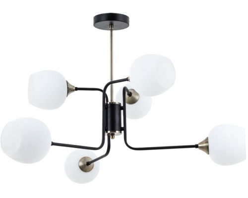 Потолочная люстра Skat A3564PL-6BK Arte Lamp