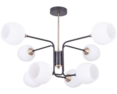 Потолочная люстра Skat A3564PL-8BK Arte Lamp
