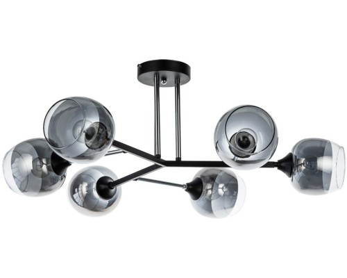 Потолочная люстра Salm A3580PL-6BK Arte Lamp