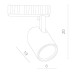 Трековый светильник Striscia A3607PL-1BK Arte Lamp