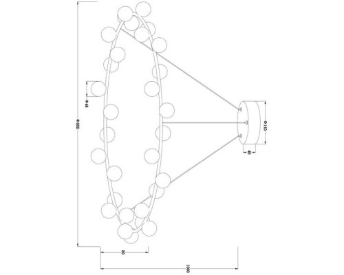 Подвесная люстра Dexter A3619SP-30BK Arte Lamp