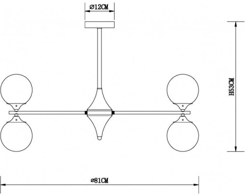 Потолочная люстра Mimosa A3649PL-16PB Arte Lamp