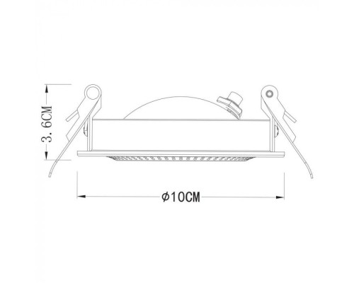 Точечный светильник Studio A3807PL-1WH Arte Lamp