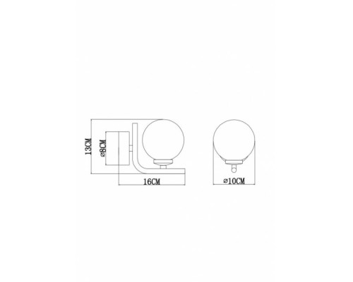 Бра Bolla-piccolo A3988AP-1AB Arte Lamp