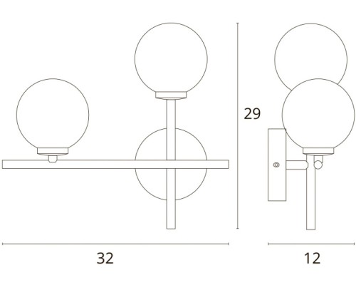 Бра Bolla-Piccolo A3988AP-2AB Arte Lamp