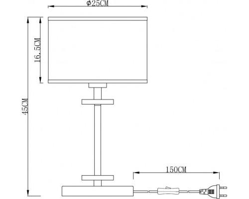 Настольная лампа Furore A3990LT-1CC Arte Lamp
