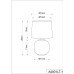 Настольная лампа Merga A4001LT-1GO Arte Lamp