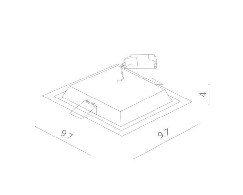 Точечный светильник Raggio A4006PL-1WH Arte Lamp