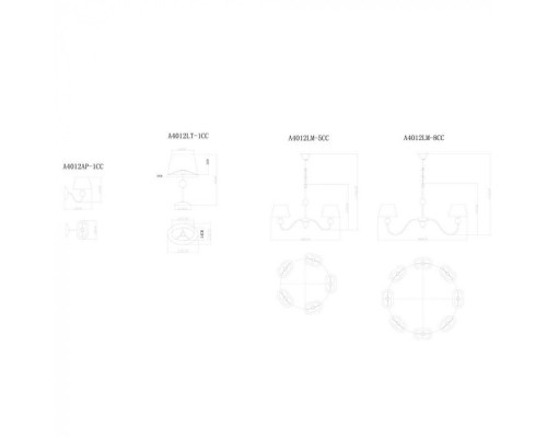 Настольная лампа Turandot A4012LT-1CC Arte Lamp