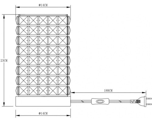 Настольная лампа Louis A4017LT-1CC Arte Lamp
