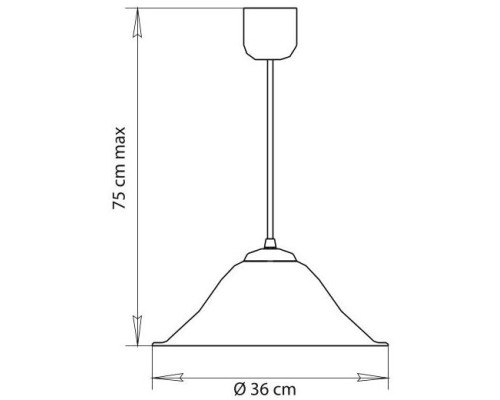 Подвесной светильник Cucina A4020SP-1WH Arte Lamp