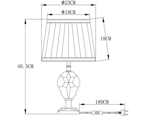 Настольная лампа Capella A4024LT-1CC Arte Lamp