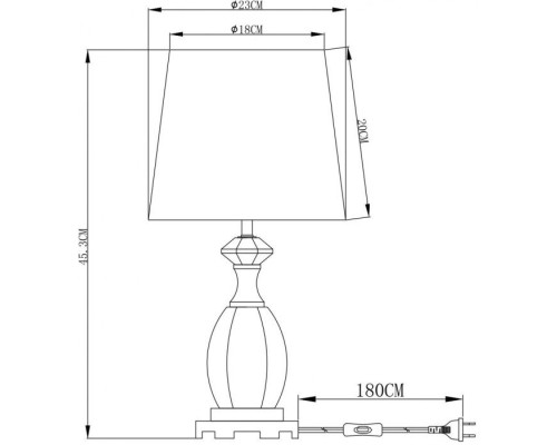 Настольная лампа Musica A4025LT-1PB Arte Lamp