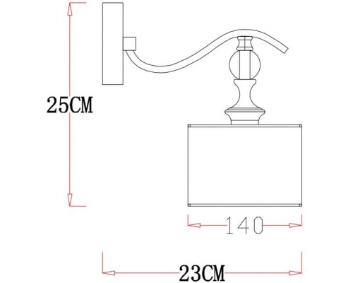 Бра Ibiza A4038AP-1CC Arte Lamp