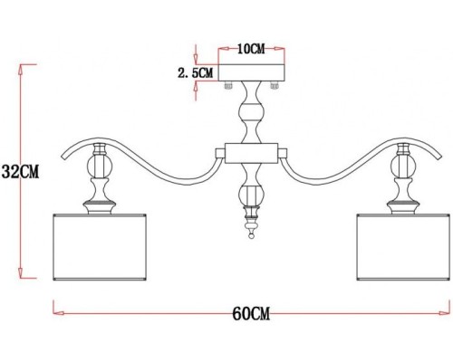 Потолочная люстра Ibiza A4038PL-5CC Arte Lamp