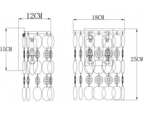 Бра Pipirima A4041AP-2CC Arte Lamp