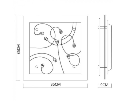 Потолочный светильник Tiana A4042PL-2CC Arte Lamp