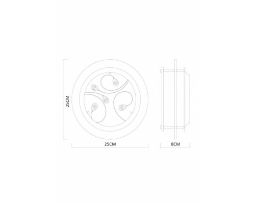 Потолочный светильник Tiana A4043PL-1CC Arte Lamp