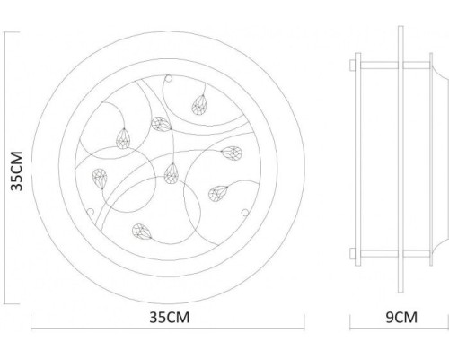 Потолочный светильник Tiana A4043PL-2CC Arte Lamp