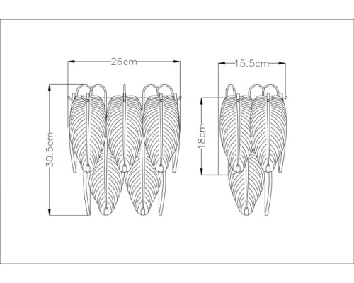 Настенный светильник Evie A4052AP-2SG Arte Lamp