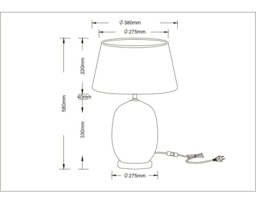 Интерьерная настольная лампа Sarin A4061LT-1PB Arte Lamp