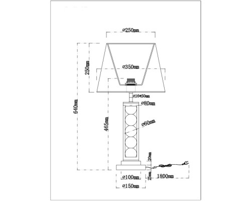 Интерьерная настольная лампа Jessica A4062LT-1PB Arte Lamp