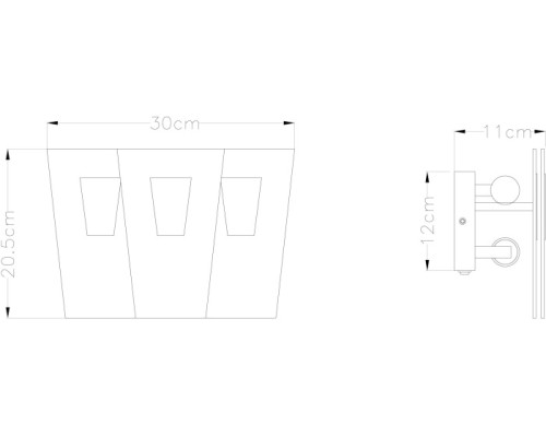 Настенный светильник Sophia A4066AP-2PB Arte Lamp