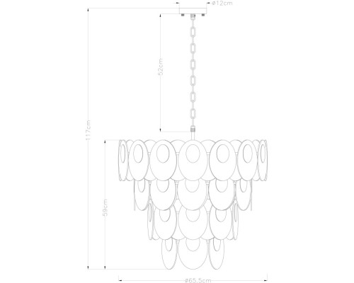 Подвесная люстра Rosabella A4067LM-11CC Arte Lamp