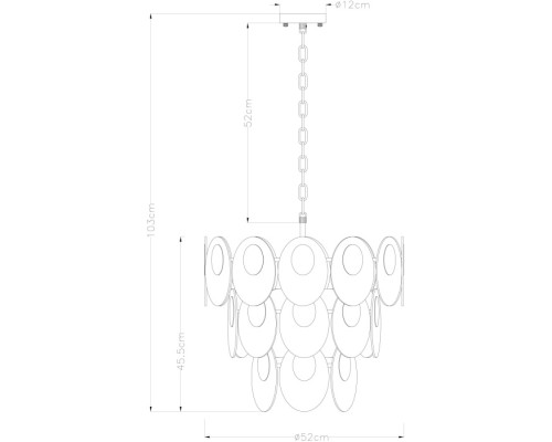 Подвесная люстра Rosabella A4067LM-7CC Arte Lamp