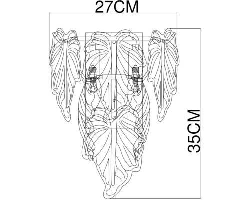 Настенный светильник Lilly A4070AP-2GO Arte Lamp