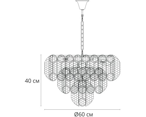 Подвесная люстра Evelyn A4073LM-12PB Arte Lamp